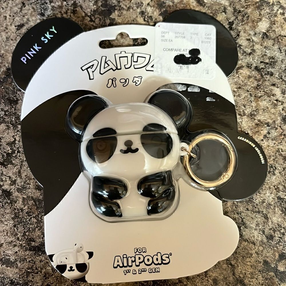 PINK SKY PANDA AIRPODS PROTECTIVE CASE